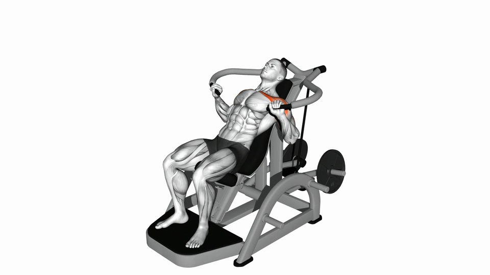 固定器械上斜推胸 | Lever Incline Chest Press