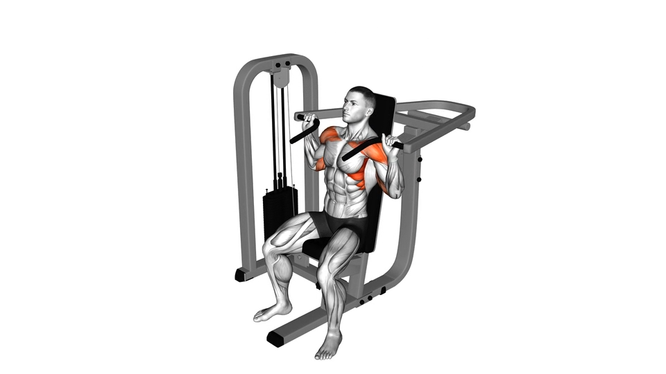 固定器械推肩 | Lever Seated Shoulder Press