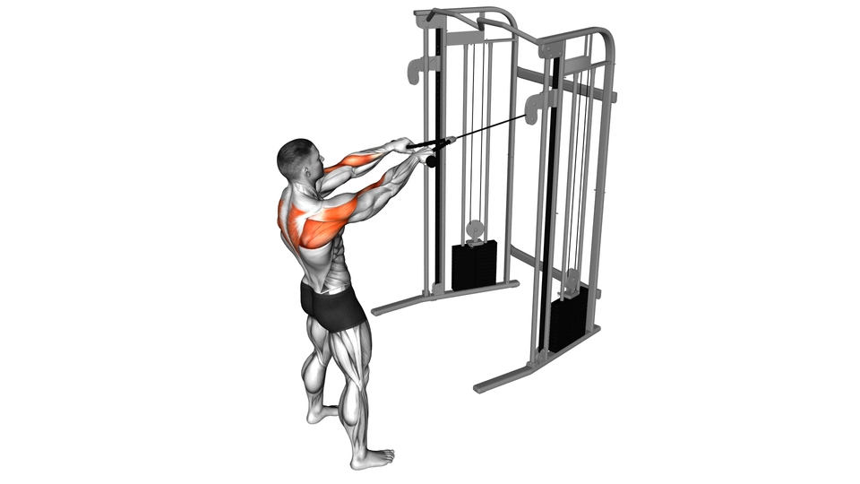 绳索站立面拉 | Cable Standing Face Pull