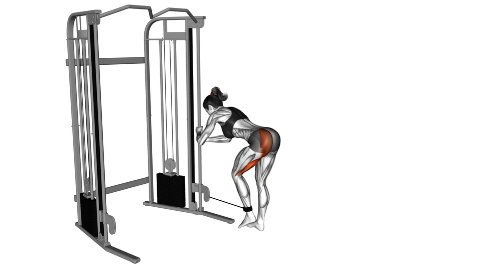 绳索蹬腿 ｜ Cable Donkey Kickback