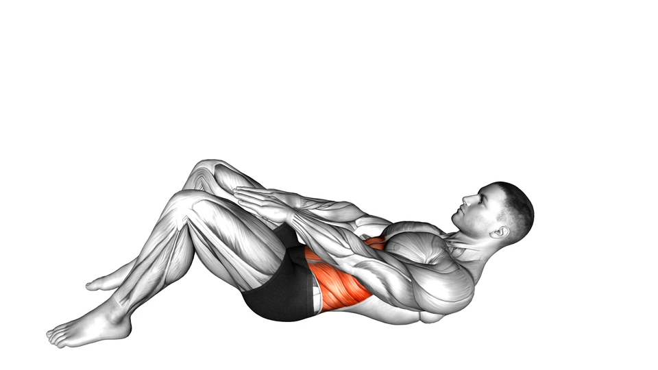 膝盖触碰卷腹 | Knee Touch Crunch