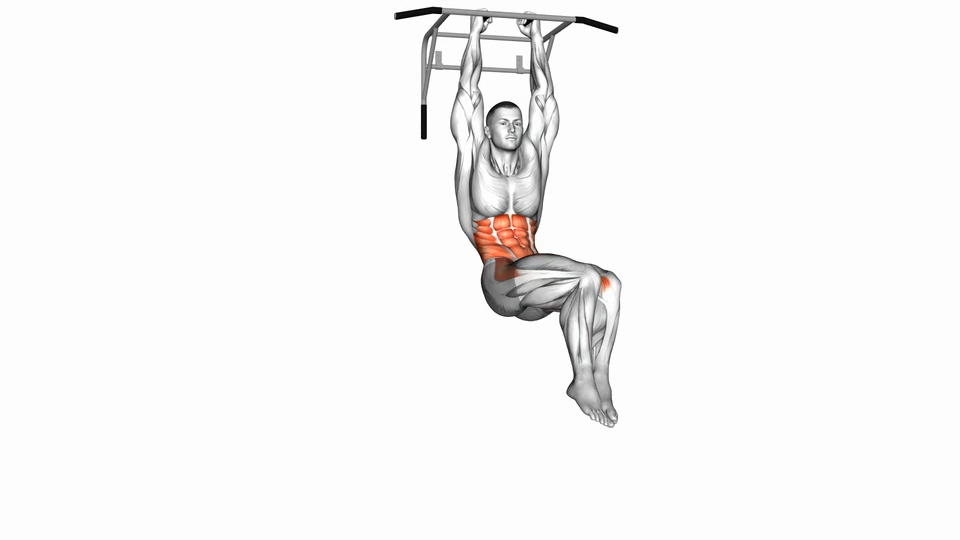 悬垂斜抬膝 | Hanging Oblique Knee Raise